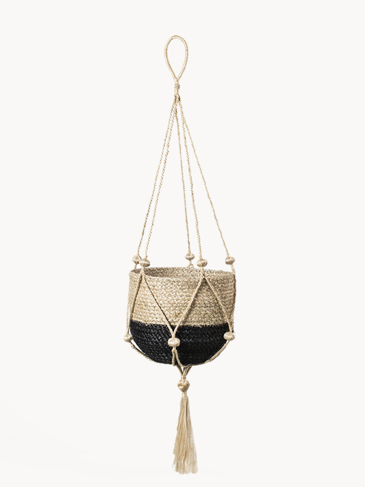 Solaya Handwoven Jute Hanging Planter