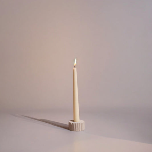 The Solis Sandstone Candle Holder