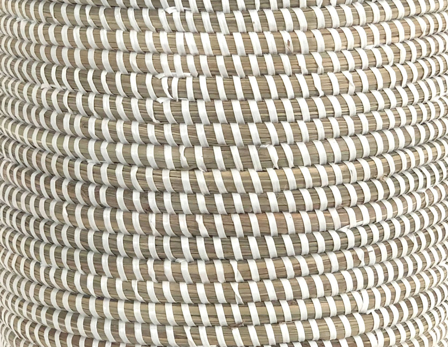 Serene Handwoven White Basket