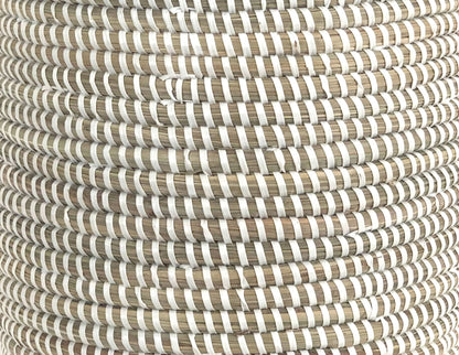 Serene Handwoven White Basket