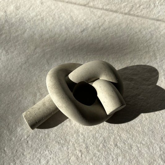 Lumea Handcrafted Concrete Taper Holder