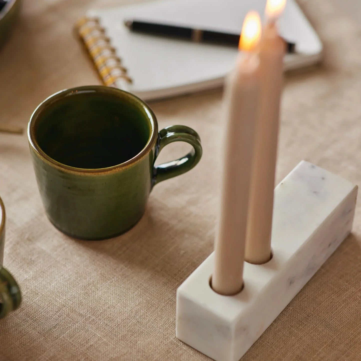 Monaco Marble Candle Holder