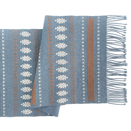 Indigo Heritage Handwoven Table Runner