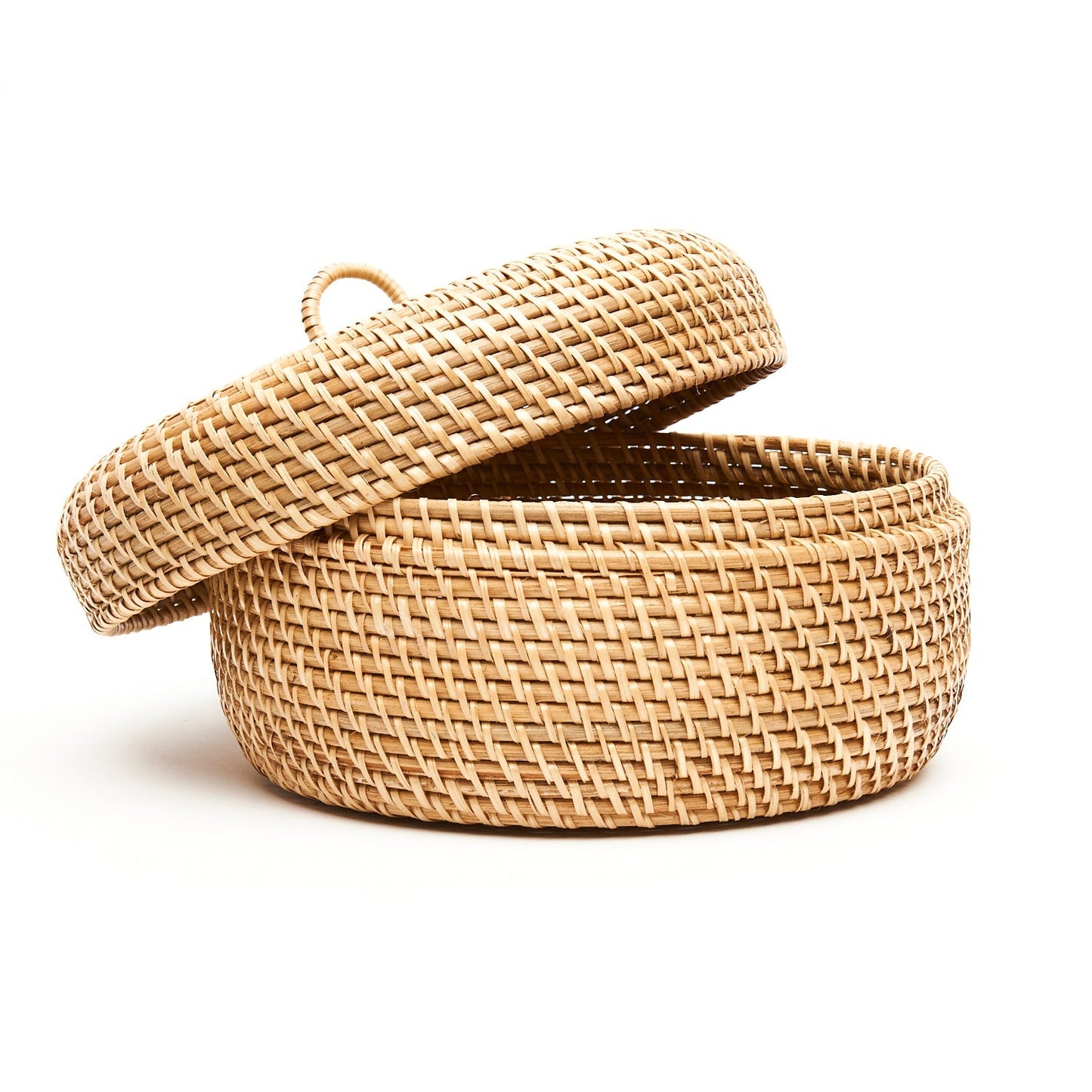 Solara Handwoven Rattan Storage Basket