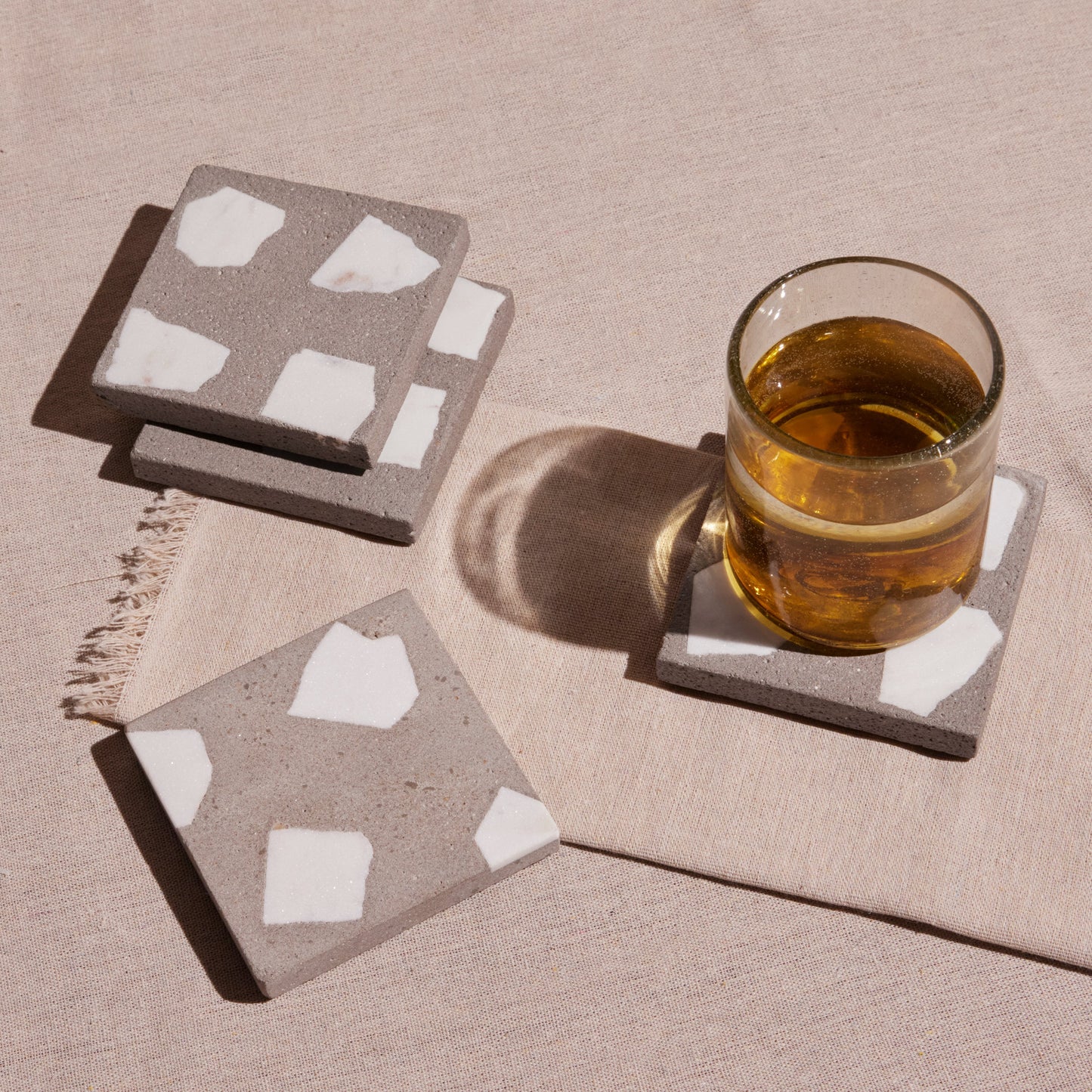 Caliza Terrazzo Coaster (Set of 4)