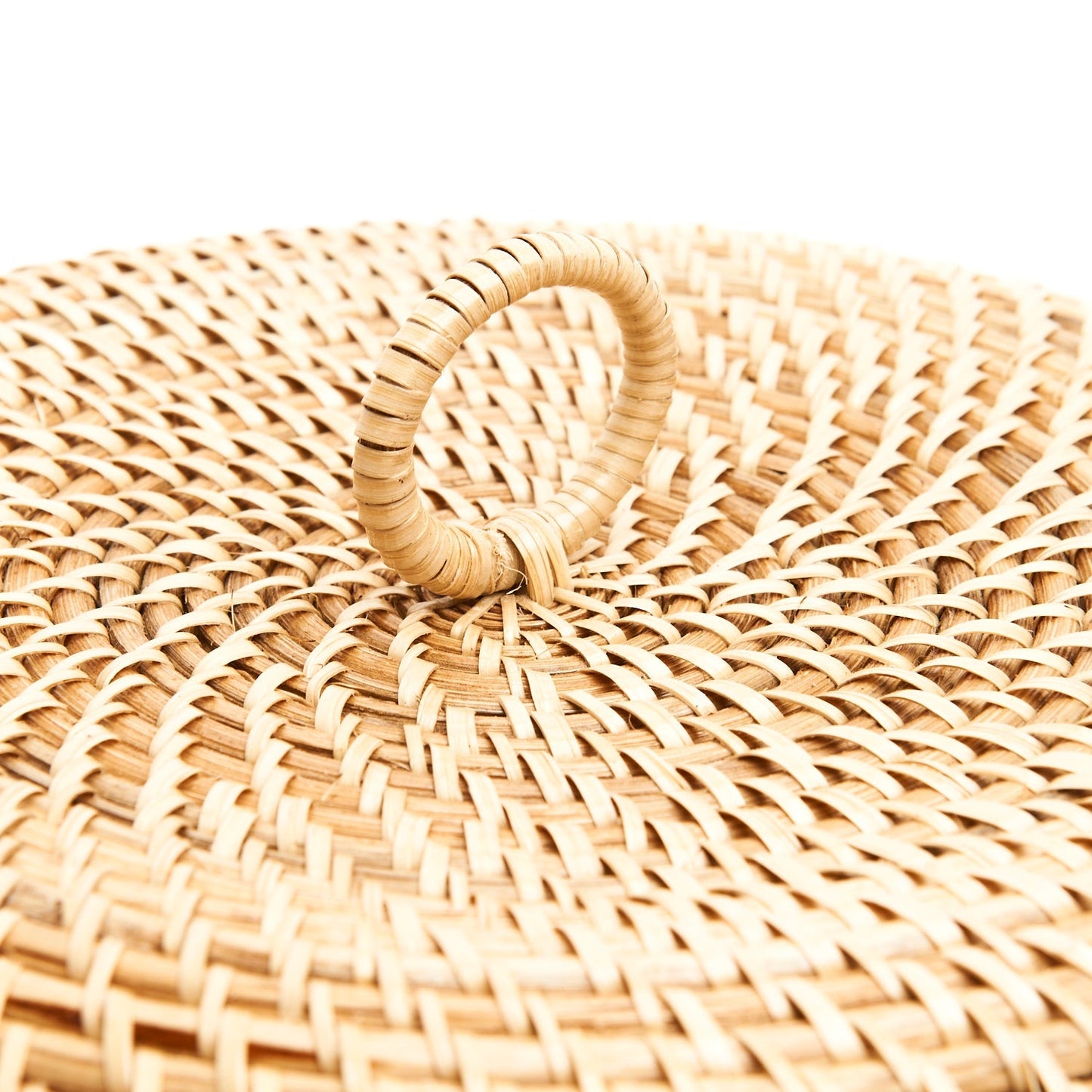 Solara Handwoven Rattan Storage Basket