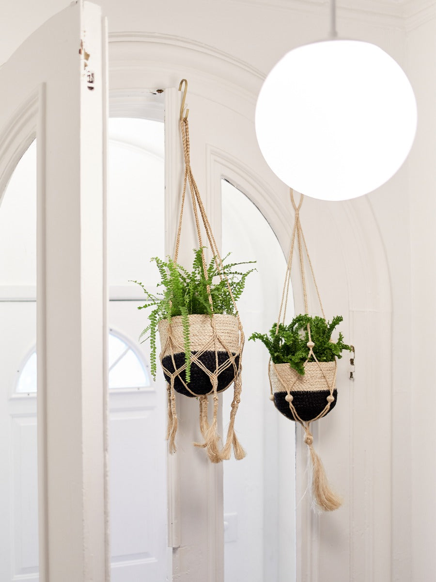 Solaya Handwoven Jute Hanging Planter